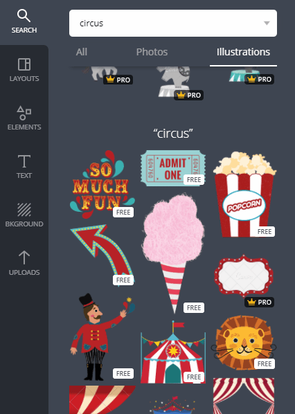 canva ebook circus