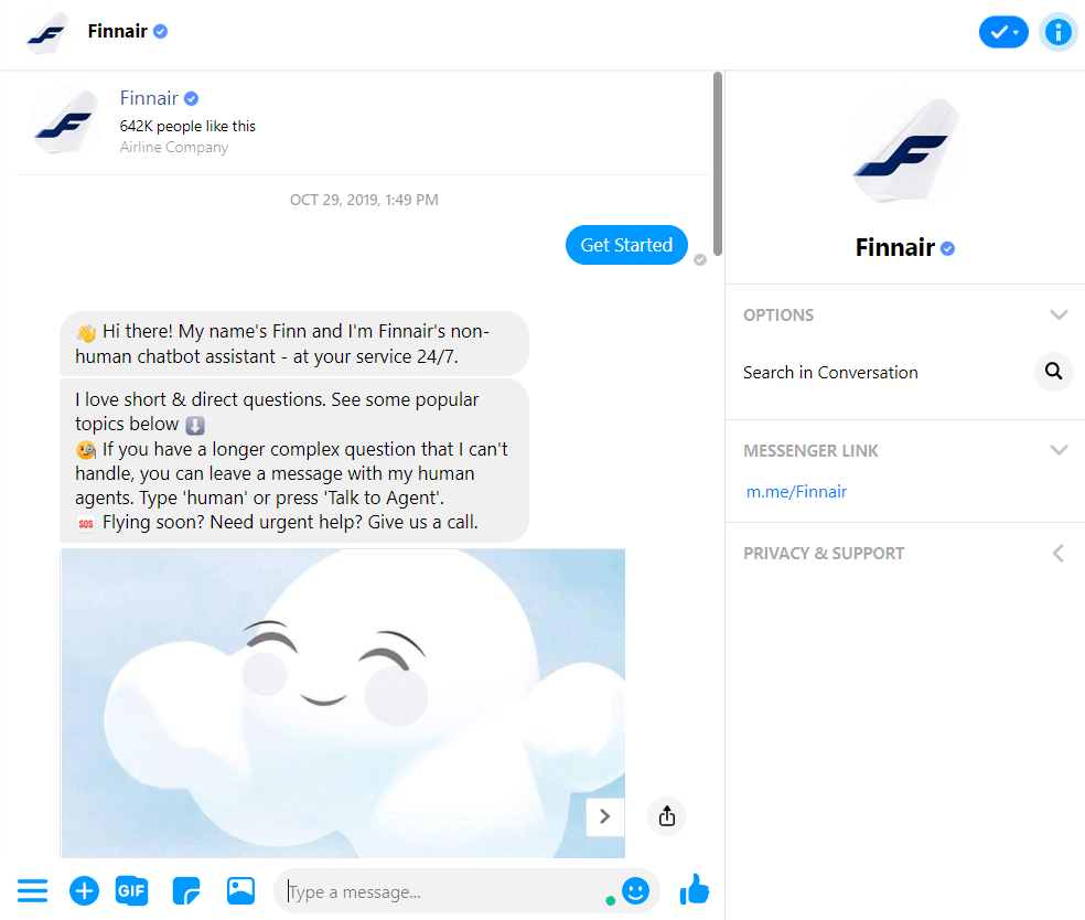 AI chatbot