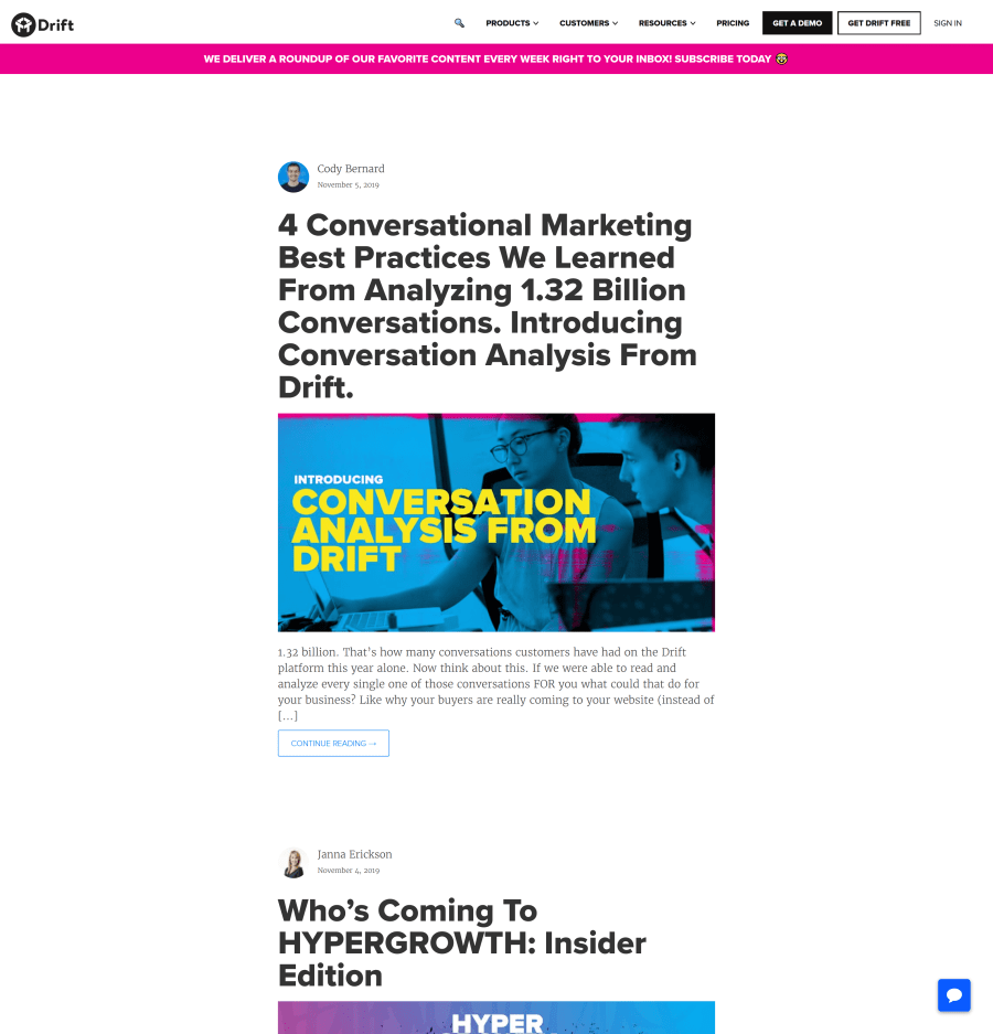 company business blog