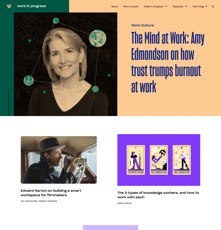 business blog design