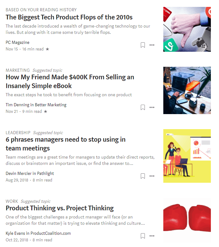 medium search algorithm