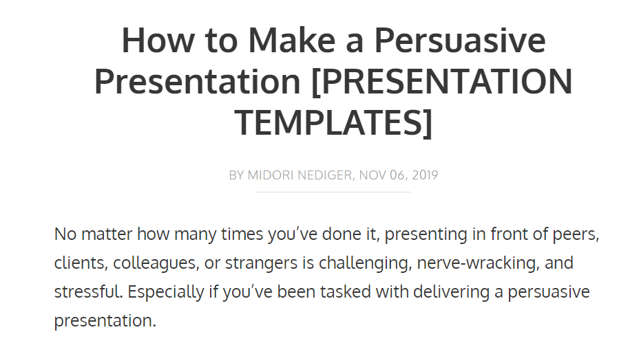 article template for introduction