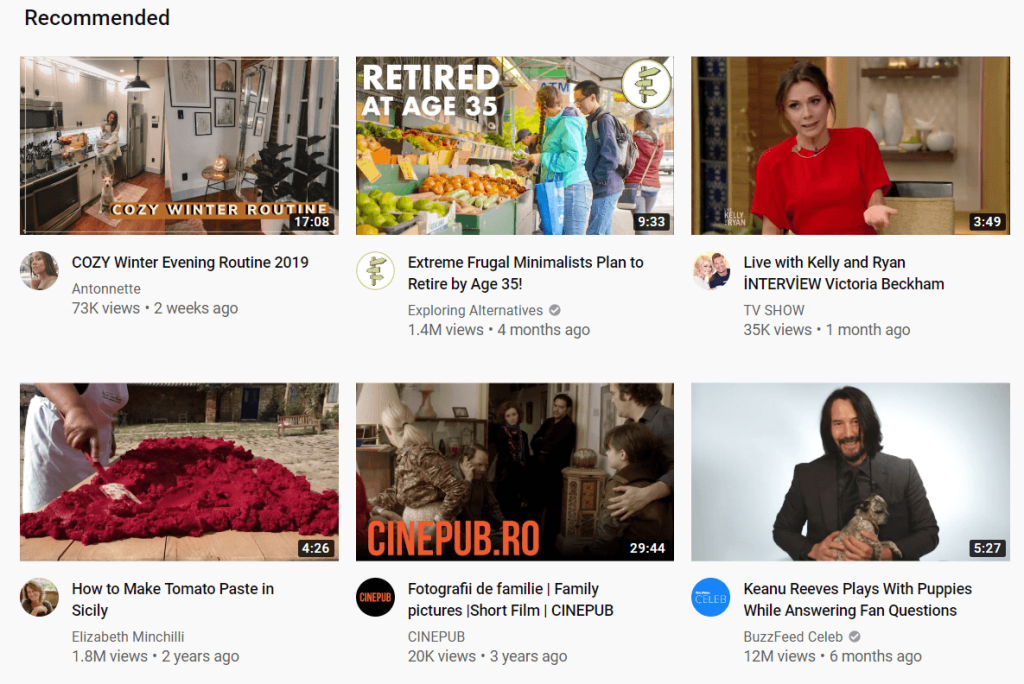 youtube recommendations machine learning
