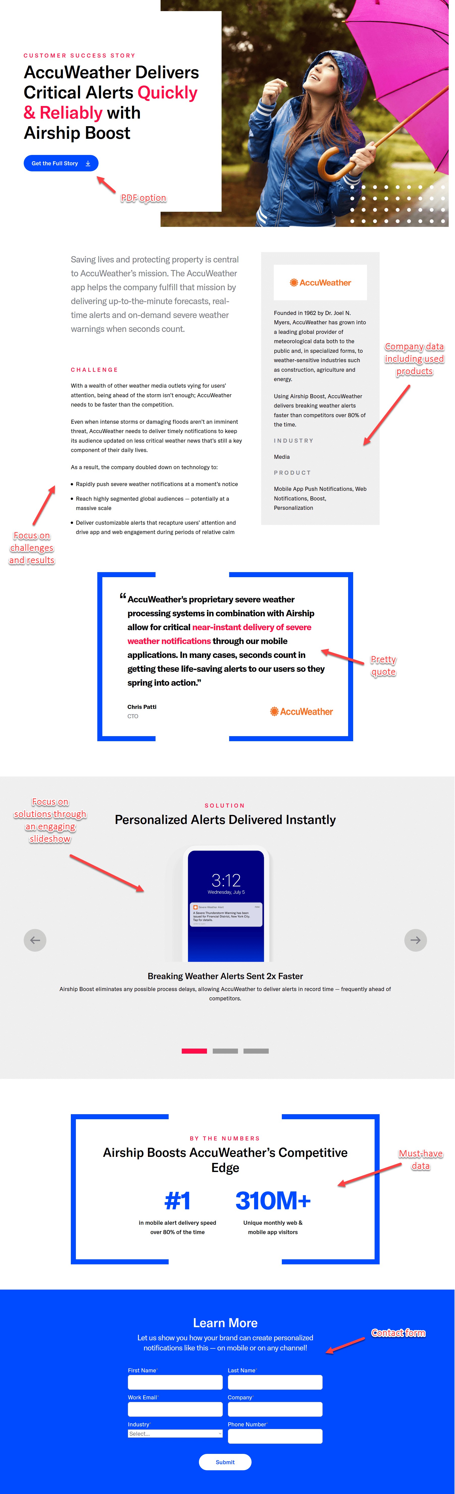 how to write a case study