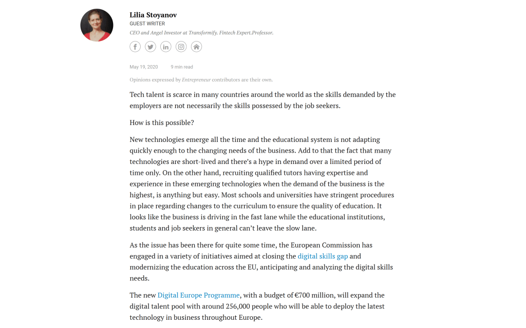 content structure sample