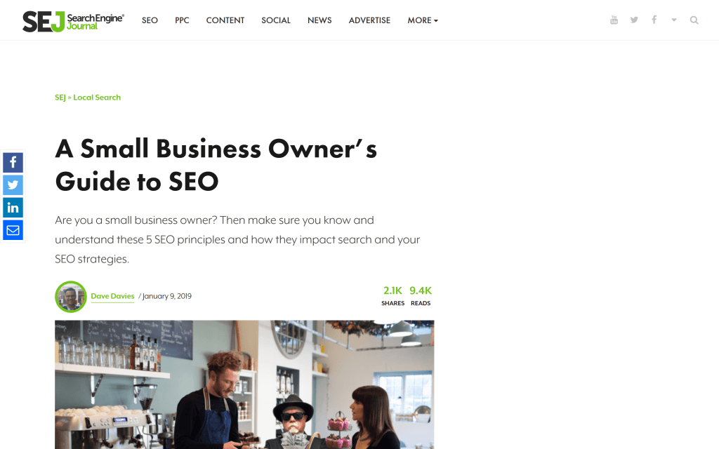 search engine journal article